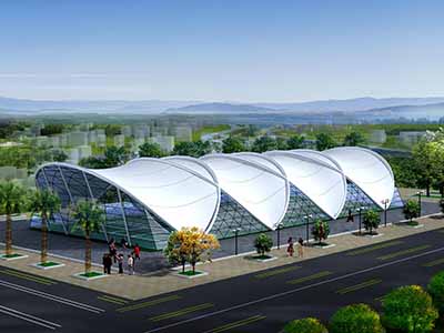 羽毛球館膜結(jié)構