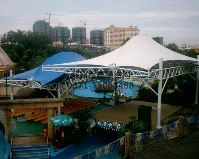 游樂場/兒童樂園膜結(jié)構(gòu)遮陽棚實(shí)例-水上樂園遮陽項(xiàng)目