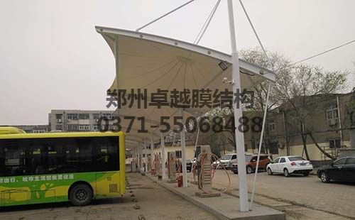 開封公交三公司膜結(jié)構充電樁