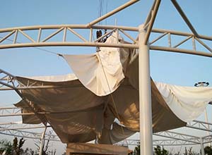 膜結構中膜布怎么安裝？