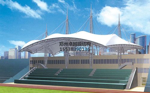 漯河醫(yī)學(xué)高等?？茖W(xué)校膜結(jié)構(gòu)看臺設(shè)計效果圖