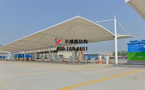 ?？h膜結(jié)構(gòu)充電站樁停車棚/雨棚【浚縣漢生食品有限責(zé)任公司等】工程設(shè)計(jì)施工案例