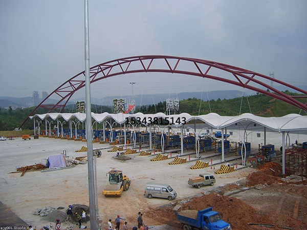 銅仁高速收費站雨棚【專業(yè)廠家】景觀遮陽棚/服務區(qū)膜結(jié)構(gòu)充電站設計公司