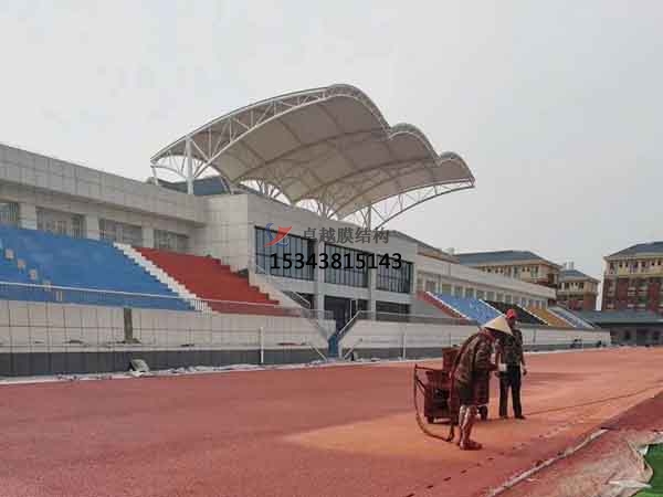 山東濟寧市魚臺縣第一中學膜結(jié)構看臺