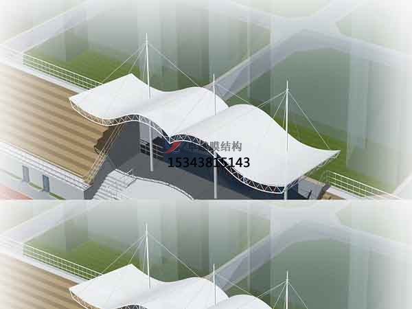 岳陽(yáng)市看臺(tái)膜結(jié)構(gòu)遮陽(yáng)棚【生產(chǎn)銷售】