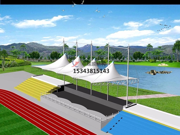 王場<font color='red'>膜結構看臺</font>/主席臺/舞臺【膜結構施工】