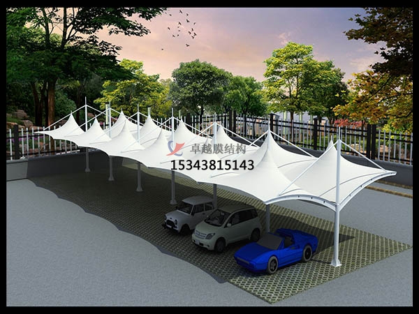 團風膜結(jié)構(gòu)停車棚【雨棚遮陽棚生產(chǎn)安裝】