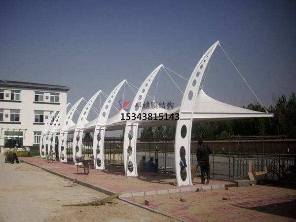 成武膜結(jié)構(gòu)【充電站防雨篷】停車棚設計安裝