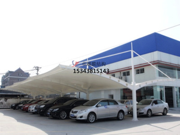 隆德膜結(jié)構(gòu)【充電站防雨篷】停車棚設計安裝
