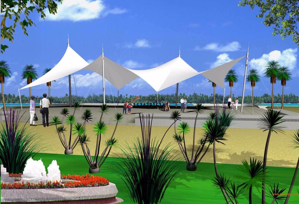 香格里拉膜結構景觀【張拉膜景觀】承包安裝<font color='red'>價格</font>