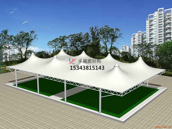 阿拉爾網(wǎng)球場膜結(jié)構頂蓋/籃球場屋頂/門球場雨棚安裝