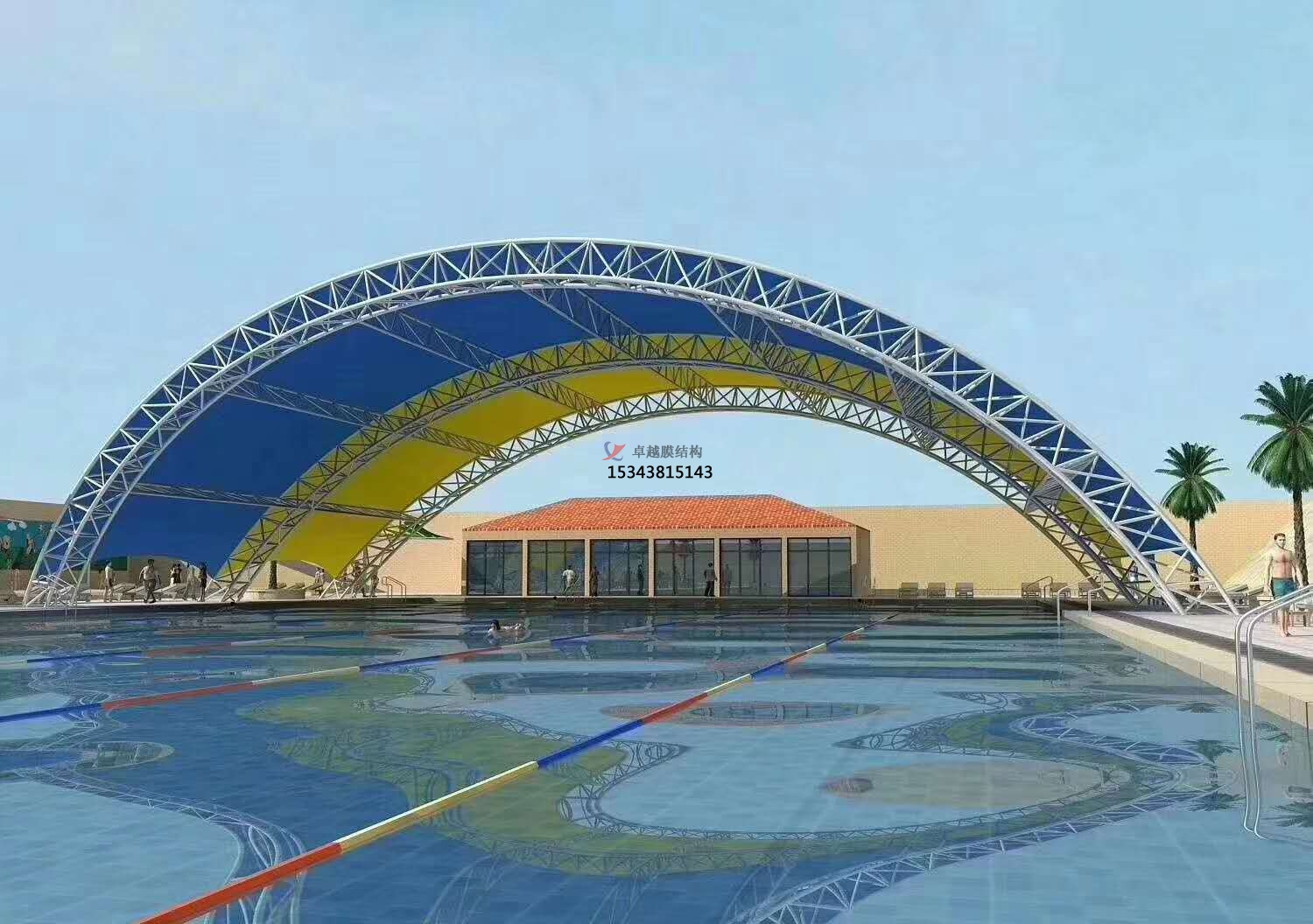 甘南膜結(jié)構游樂場/水上樂園/造浪池/游泳池/兒童樂園遮陽棚廠家【膜結(jié)構設計】