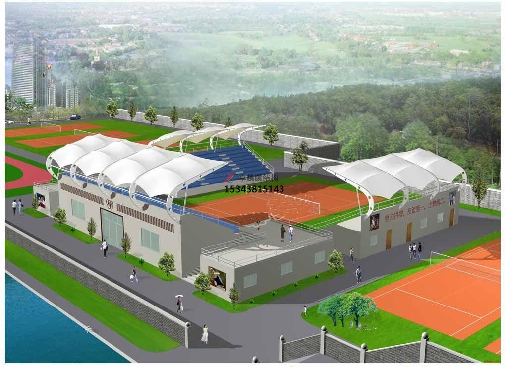 益陽市體育場看臺頂棚/運(yùn)動(dòng)場主席臺/風(fēng)雨操場雨棚生產(chǎn)廠家