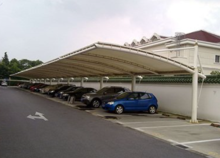 膜結(jié)構(gòu)車棚是否是精品？看清楚了，再掏錢購買哦。