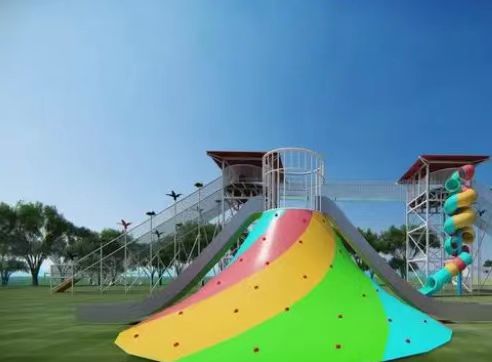 親子游樂(lè)，遮陽(yáng)棚護(hù)航