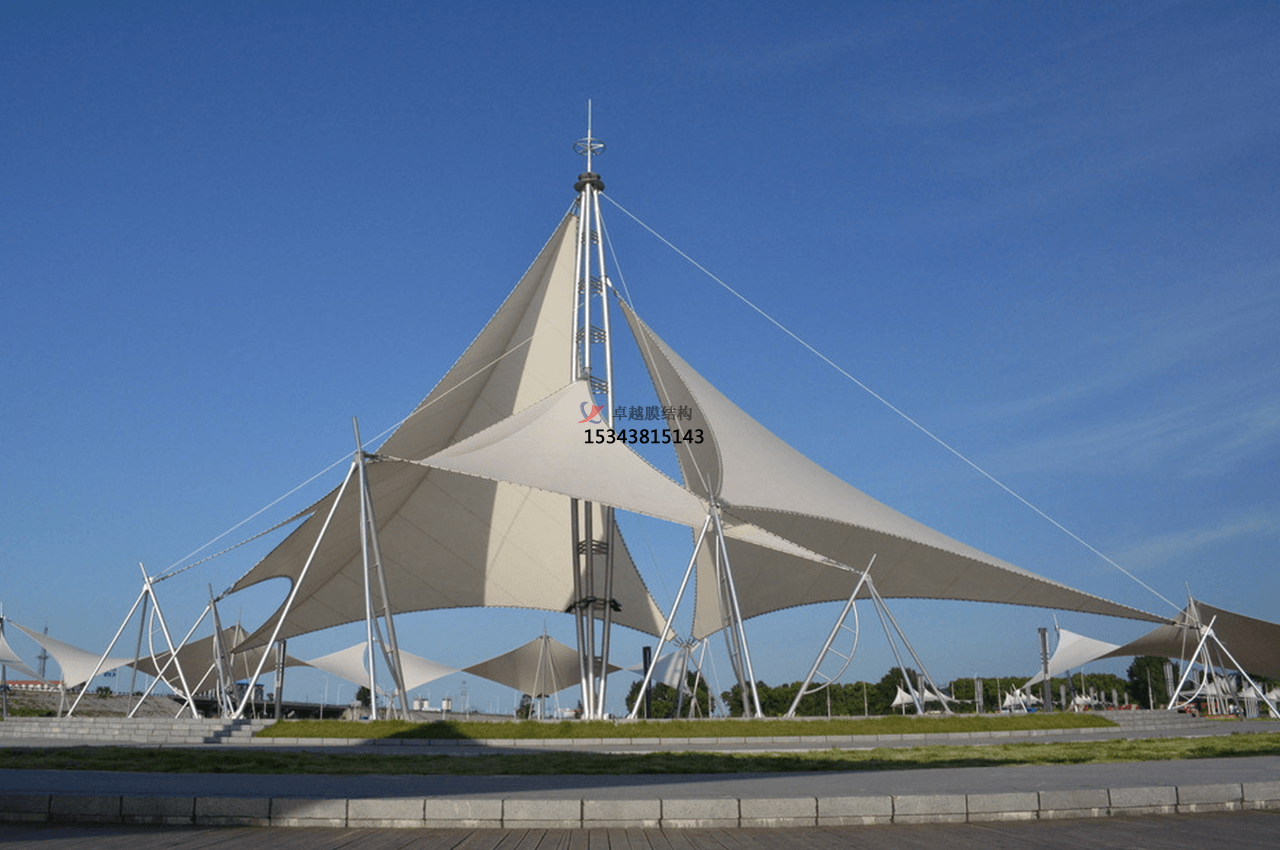許昌膜結(jié)構(gòu)體育看臺、停車棚膜材廠家
