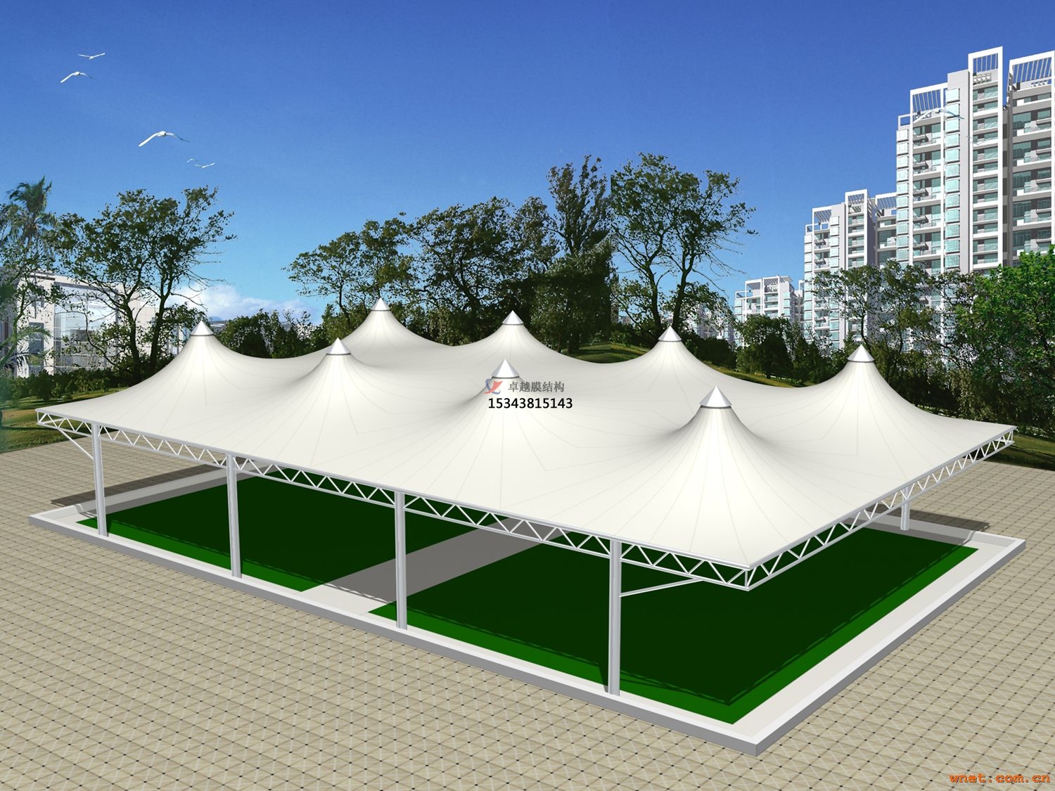 威海膜結(jié)構公司【網(wǎng)球館膜結(jié)構】威海膜結(jié)構廠家