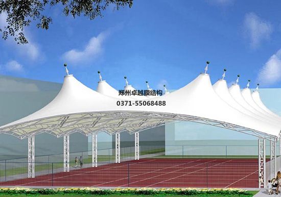 臨汾張拉膜籃球場遮陽棚生產(chǎn)廠家設計施工【山西師范大學張拉膜籃球場遮陽棚】等項目