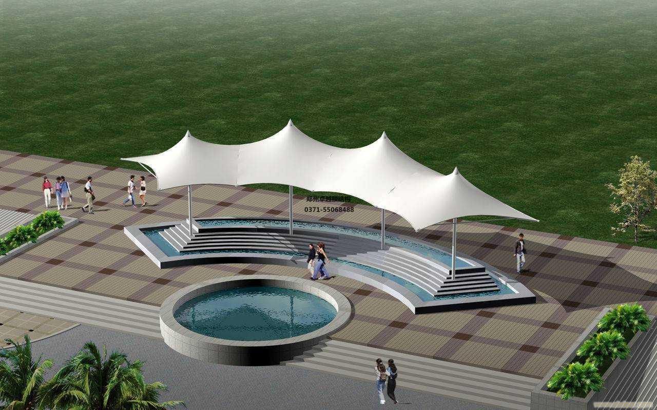 鄭州卓越公司安裝的高爾夫膜結(jié)構(gòu)怎么樣？